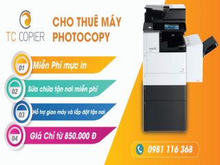 Cho thuê máy photocopy KCN An Hưng - Hải Phòng