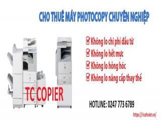 Cho thuê máy photocopy tại quận Liên Chiểu giá cực rẻ