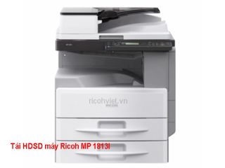 Hướng dẫn sử dụng máy photocopy Ricoh Mp 1813L