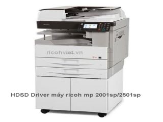 Hướng dẫn sử dụng máy photocopy Ricoh  MP 2001SP/2501SP