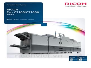 Tài liệu hướng dẫn sử dụng Ricoh Pro C7100X