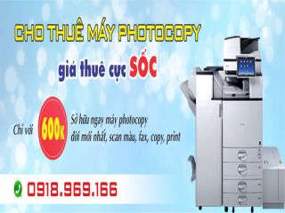 Cho thuê máy photocopy tại quảng nam