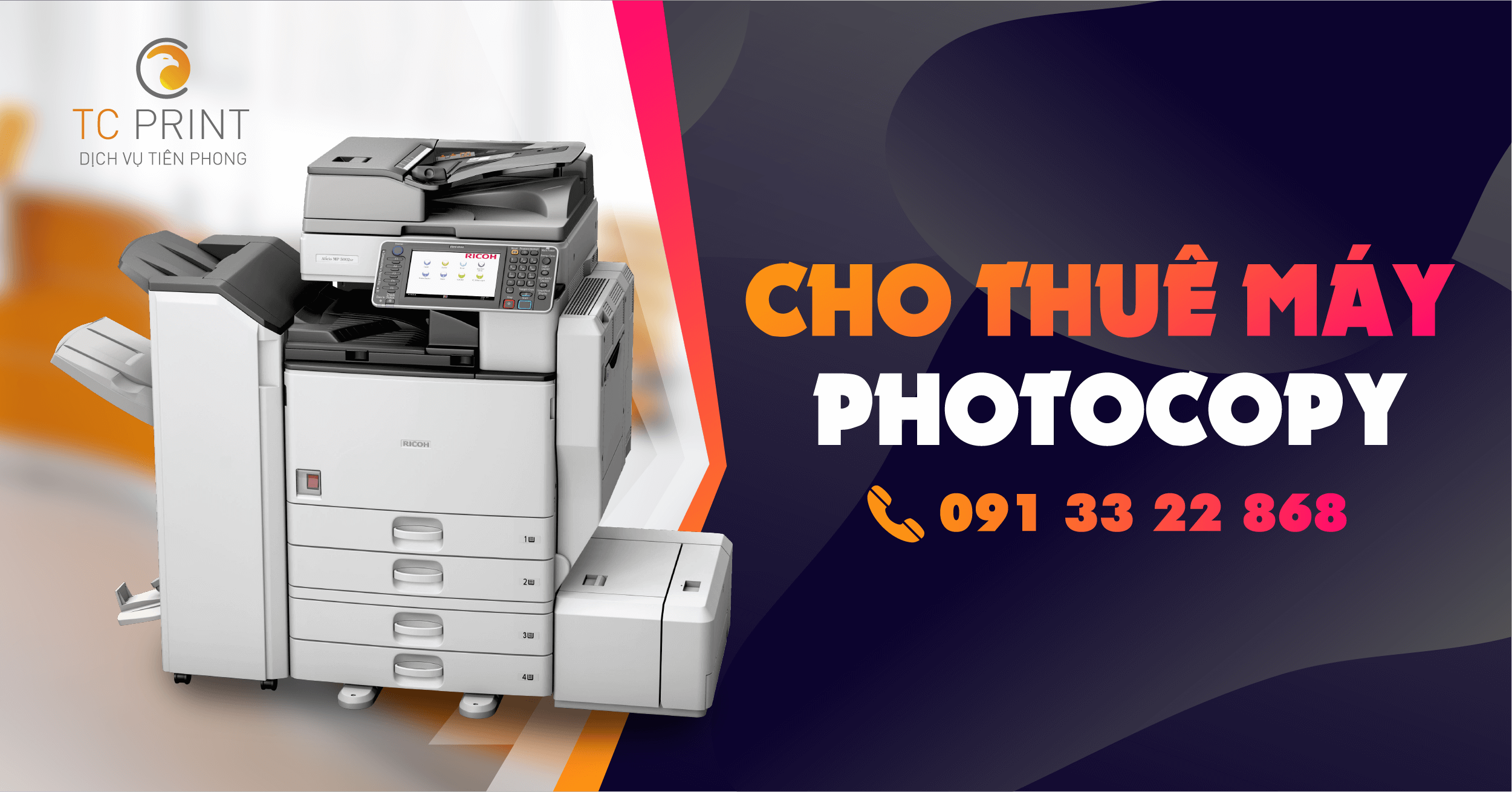 Cho thuê máy photocopy KCN Ngũ Phúc - Hải Phòng